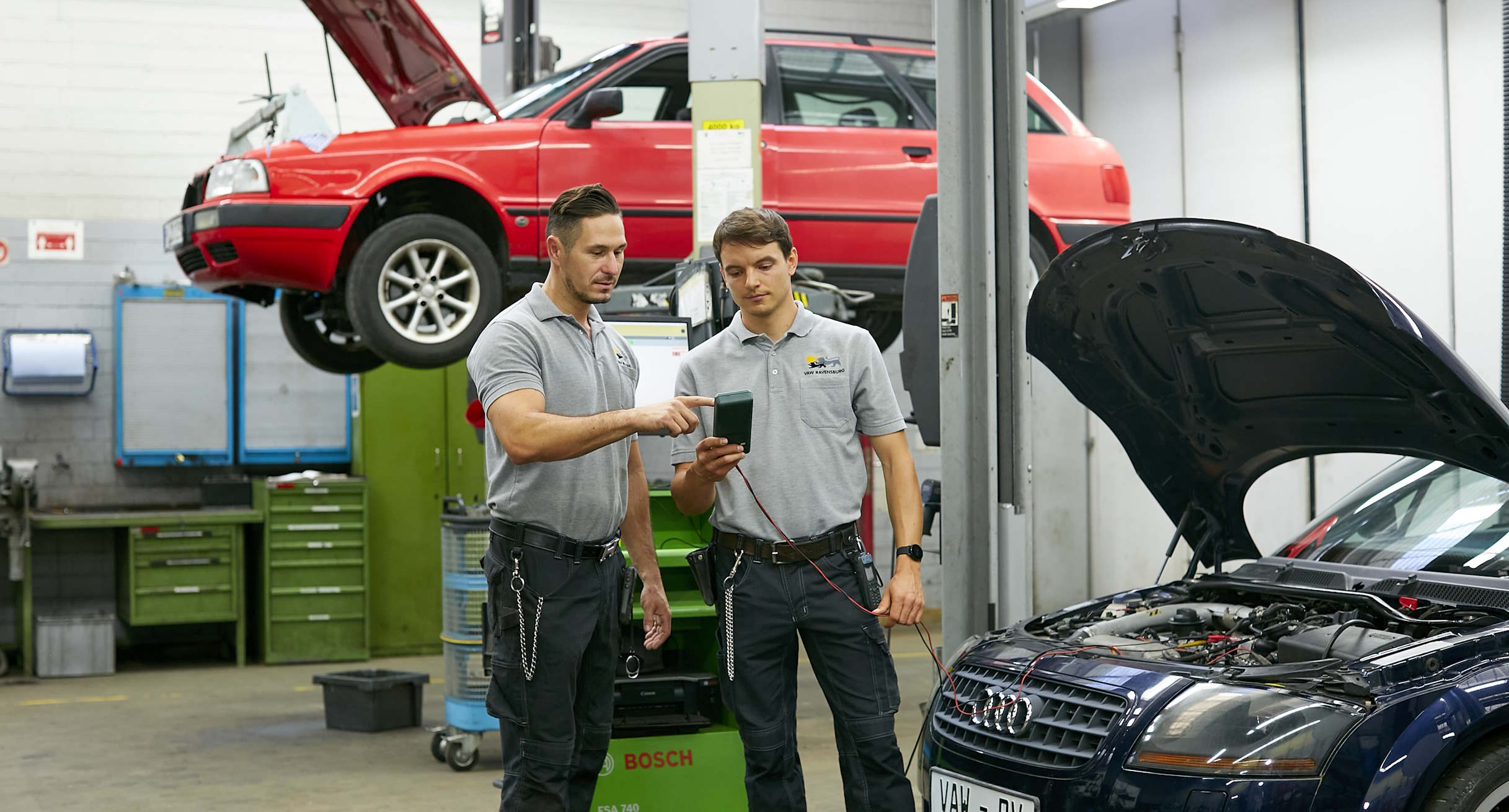 KFZ Werkstatt der Justizvollzugsanstalt Ravensburg