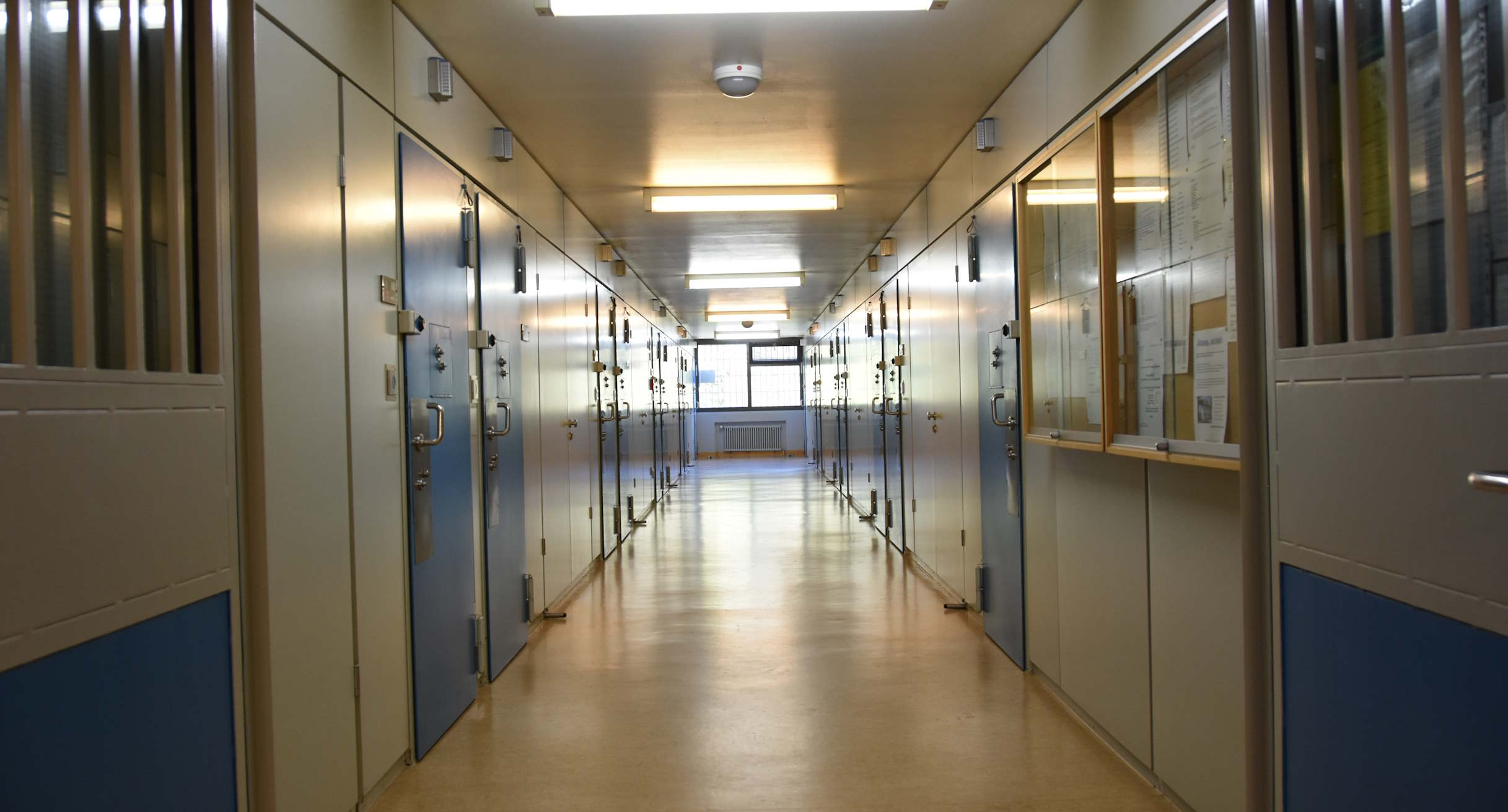 Haftabteilung im U-Bau der Justizvollzugsanstalt Ravensburg