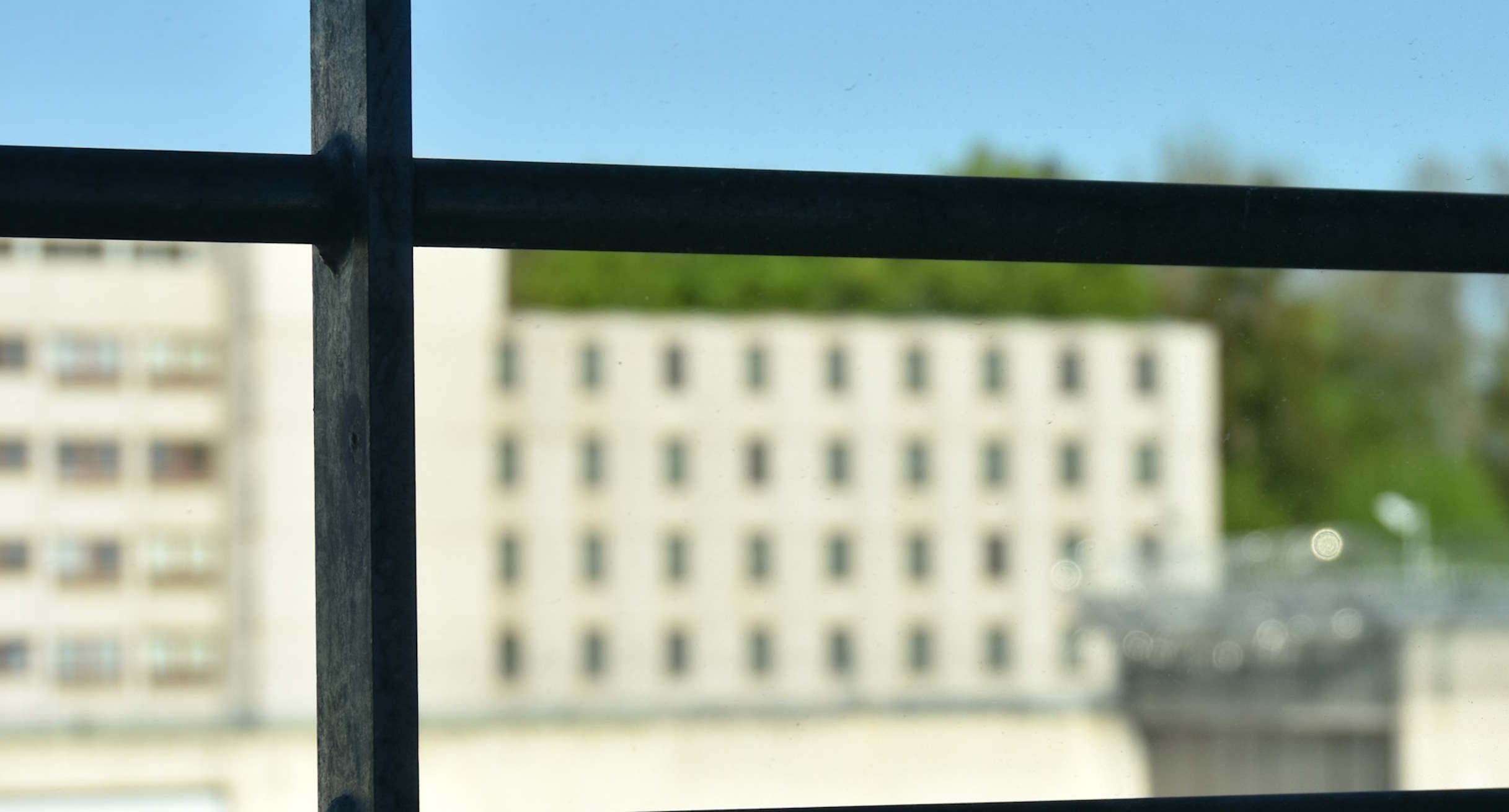 Blick auf den U-Bau der Justizvollzugsanstalt Ravensburg